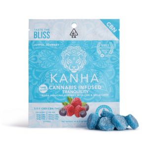KANHA | Blue Raspberry | Hybrid | 100mg THC | 10-pack
