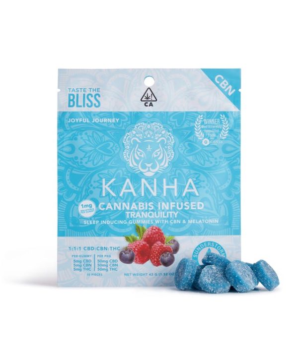 KANHA | Blue Raspberry | Hybrid | 100mg THC | 10-pack