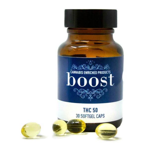 50MG THC GEL CAPSULES (BOOST EDIBLES)
