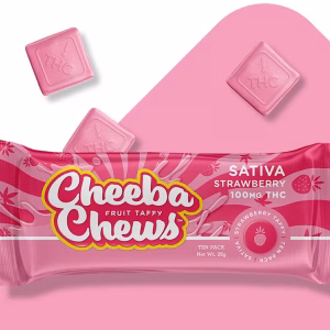 Cheeba Chews Strawberry Hybrid 100mg