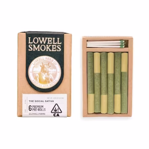 Lowell Smokes | 3.5g Pre Roll Pack | The Social Sativa