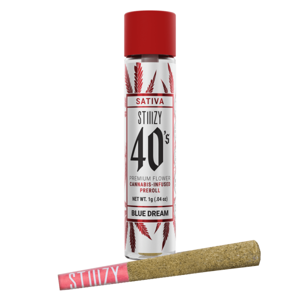 STIIIZY | Blue Dream | 40's Infused Pre-Roll 5pk | 2.5g