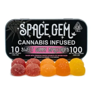 Sour (100mg) Spacedrop Gummies