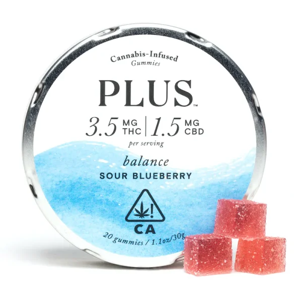 PLUS | Balance Sour Blueberry Gummies