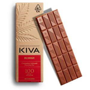 5mg Kiva 'Milk' Chocolate Bar 100mg THC total
