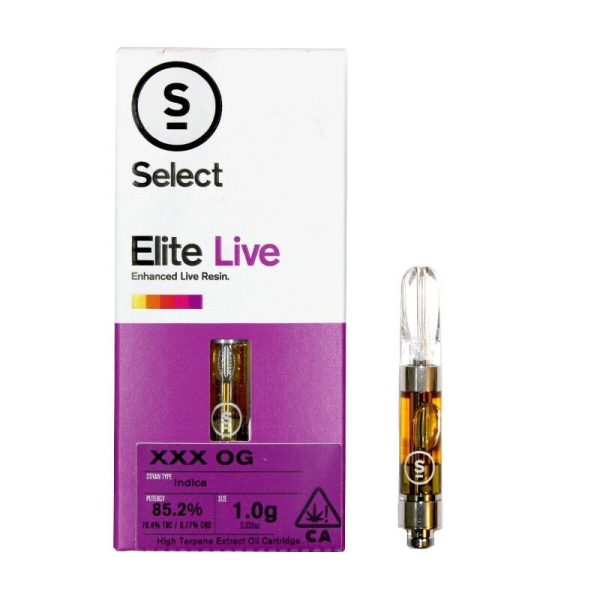 Select Elite - Live Resin Cartridge - XXX OG - 1g